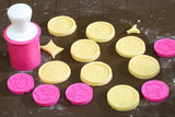 6pcs/set Cartoon Stamps Moulds Christmas Tree Cookie Tools Cake