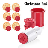 6pcs/set Cartoon Stamps Moulds Christmas Tree Cookie Tools Cake