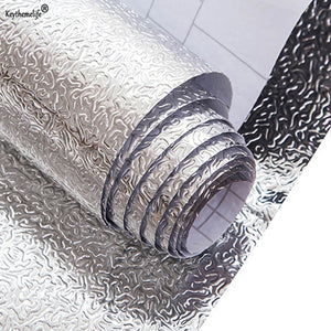 Kitchen Oil Proof Waterproof Sticker Aluminum Foil