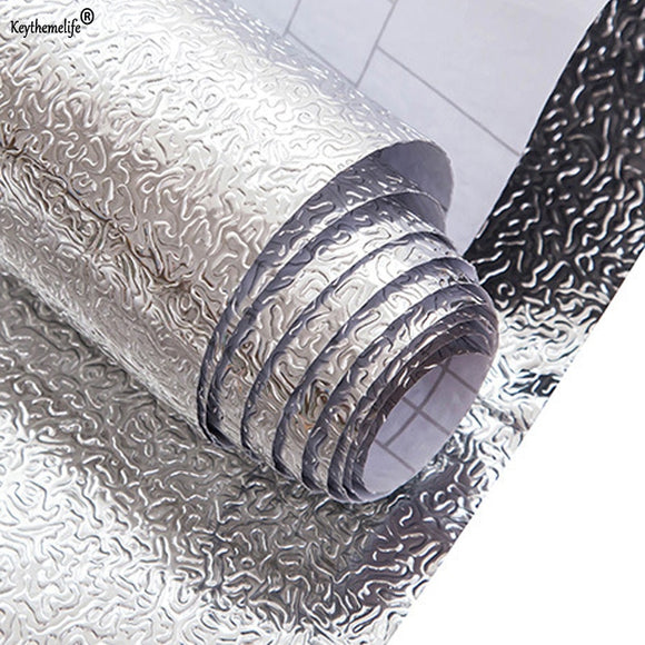 Kitchen Oil Proof Waterproof Sticker Aluminum Foil